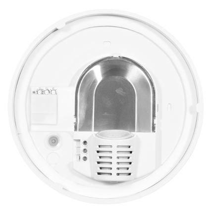 Iluminação de teto exterior com sensor HECTOR 1xE27/60W/230V diâmetro 25 cm IP44 opaco branco