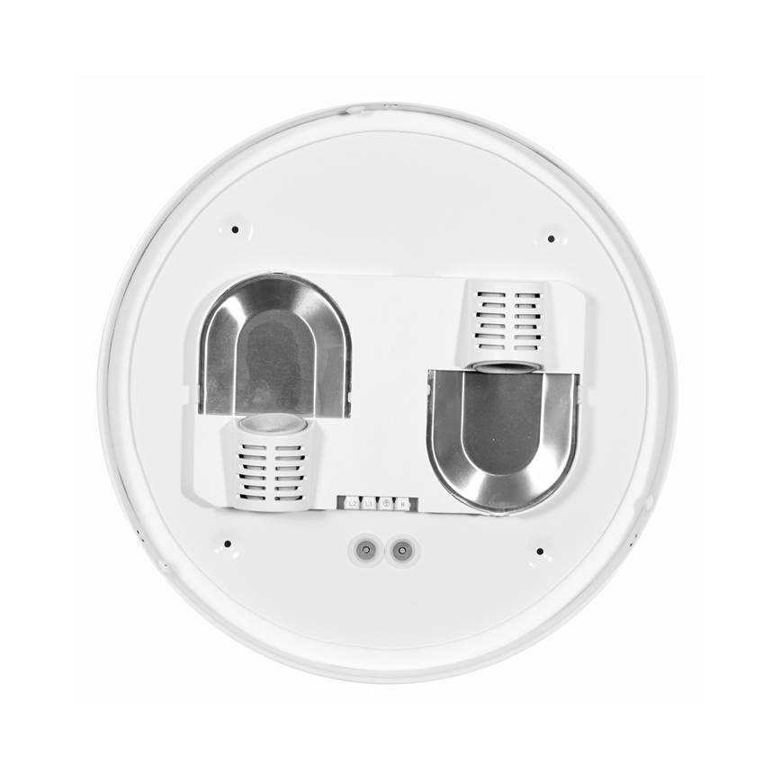Iluminação de teto exterior HECTOR 2xE27/60W/230V diâmetro 40 cm IP44 opaco branco