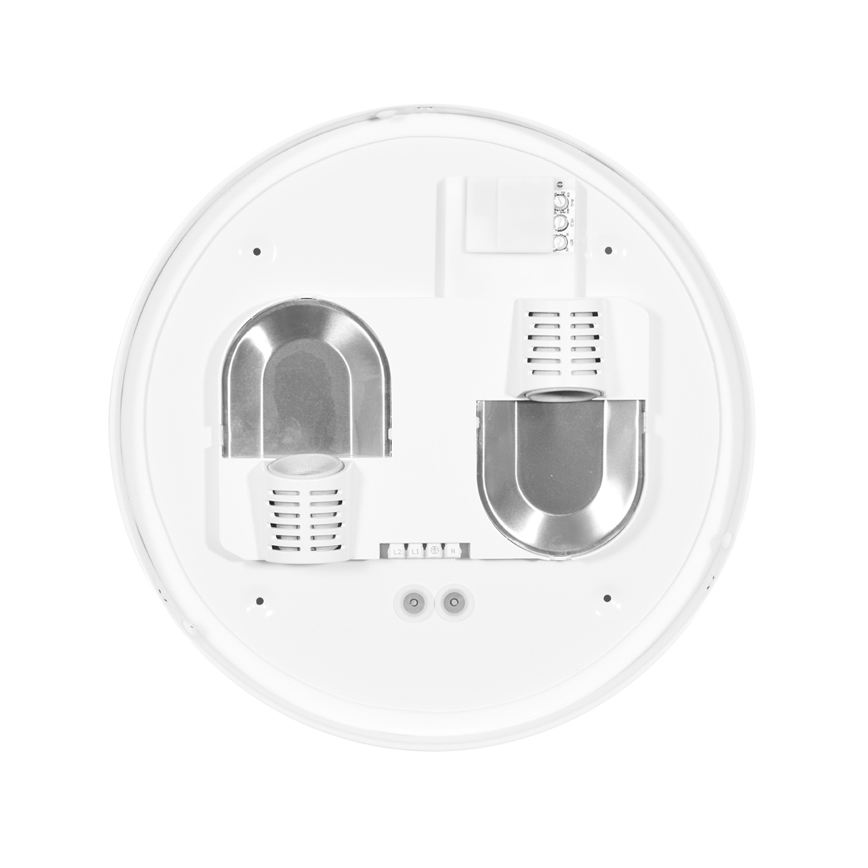 Iluminação de teto exterior com sensor HECTOR 2xE27/60W/230V diâmetro 40 cm IP44 opaco branco