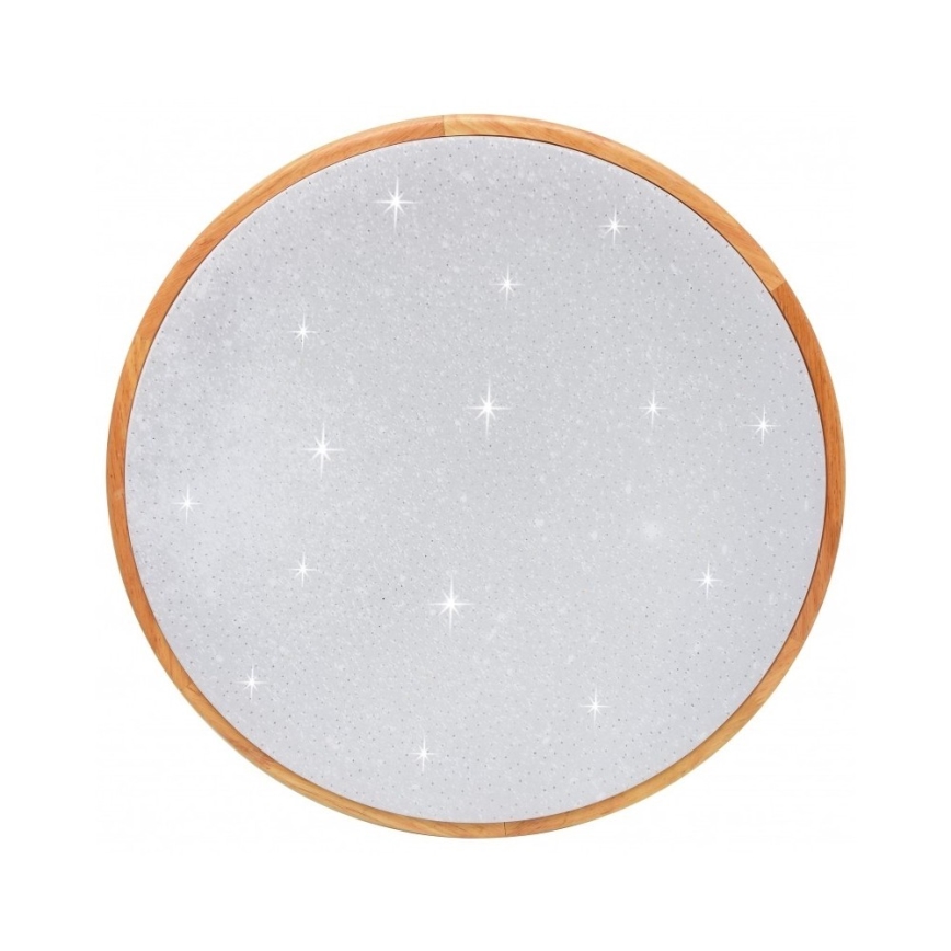 Iluminação de teto LED com regulação LENA LED/24W/230V 3000-6500K carvalho + comando