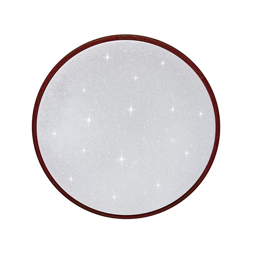 Luminária de teto LED dimmerizável LENA LED/24W/230V 3000-6500K carvalho + controlo remoto