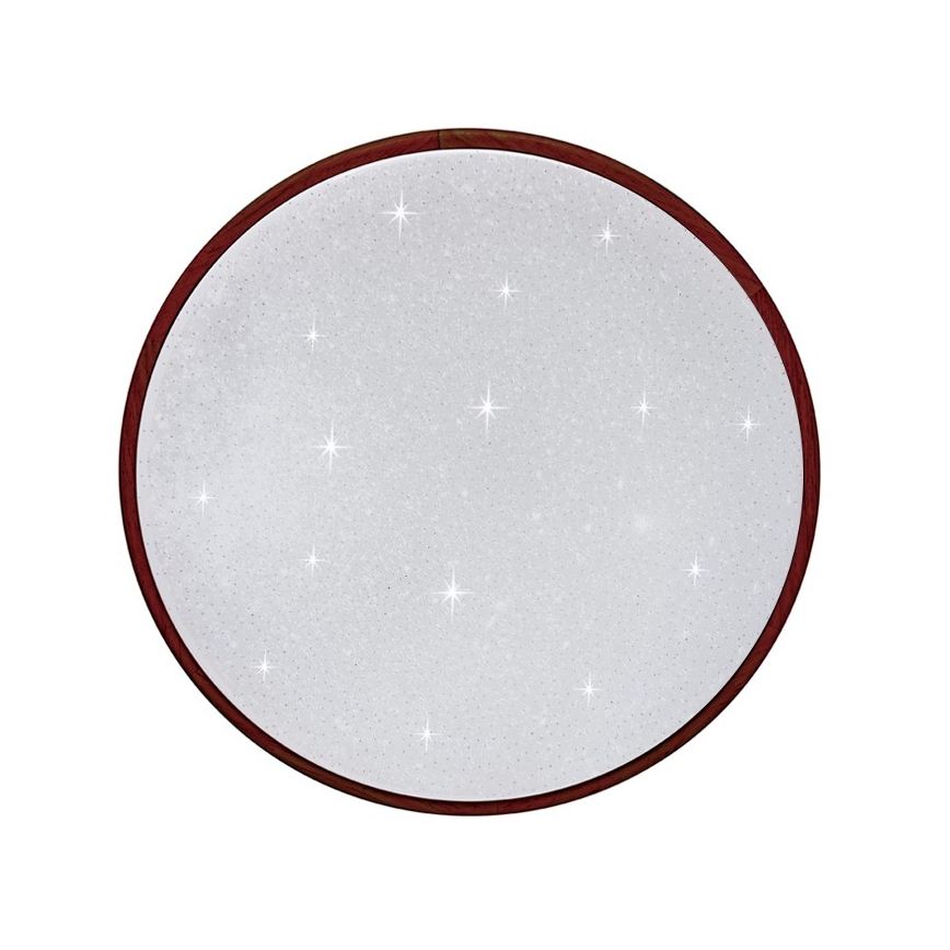 Luminária de teto LED dimável LENA LED/60W/230V 3000-6500K carvalho + controlo remoto