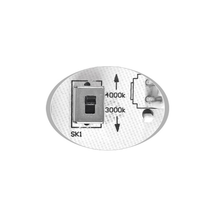 Iluminação de teto exterior LED MARTIN LED/15W/230V 3000/4000K diâmetro 30 cm IP65 branco