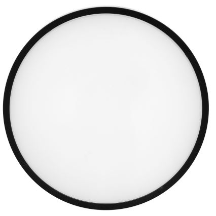 Iluminação de teto exterior LED com sensor MARTIN LED/15W/230V 3000/4000K diâmetro 30 cm IP65 preto