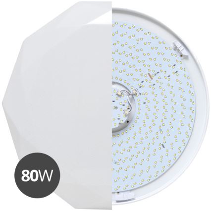 Iluminação LED com regulação DIAMANT LED/80W/230V + controlo remoto