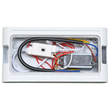 Iluminação de parede exterior LED BRICK 2xLED/6W/230V 3000/4000/6500K IP65 branco