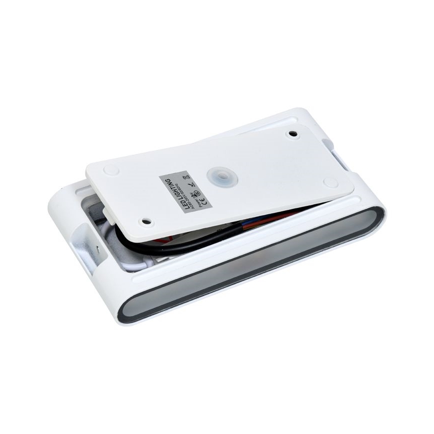 Iluminação de parede exterior LED BRICK 2xLED/6W/230V 3000/4000/6500K IP65 branco