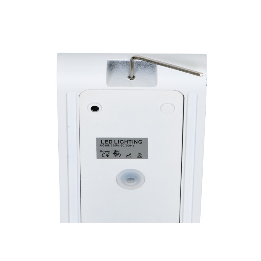 Iluminação de parede exterior LED BRICK 2xLED/6W/230V 3000/4000/6500K IP65 branco