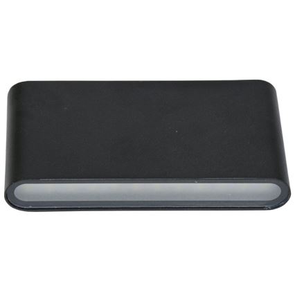 Iluminação de parede exterior LED BRICK 2xLED/6W/230V 3000/4000/6500K IP65 preto