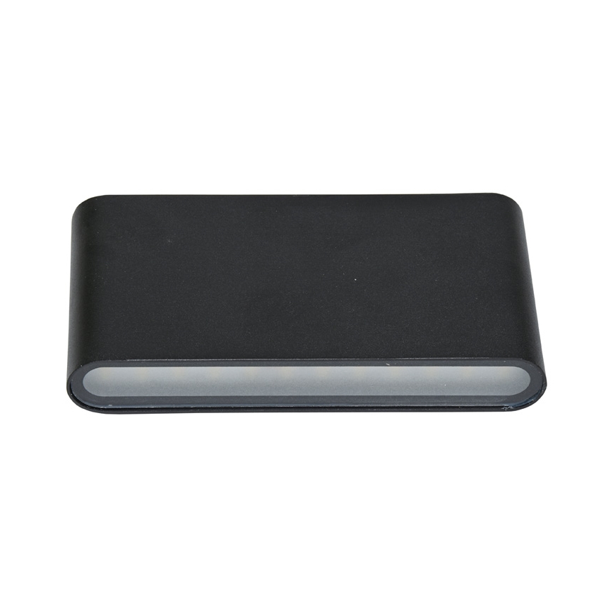 Iluminação de parede exterior LED BRICK 2xLED/6W/230V 3000/4000/6500K IP65 preto
