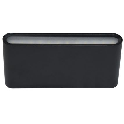 Iluminação de parede exterior LED BRICK 2xLED/6W/230V 3000/4000/6500K IP65 preto