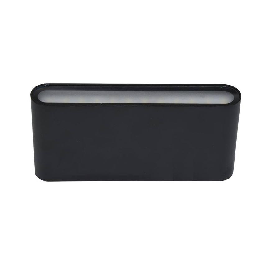 Iluminação de parede exterior LED BRICK 2xLED/6W/230V 3000/4000/6500K IP65 preto