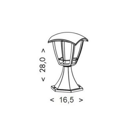 Candeeiro exterior LED VERONA LED/8W/230V IP44