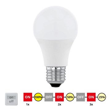 EGLO 11562 - Lâmpada fosca LED E27/10W/230V 4000K - STEPDIMMING