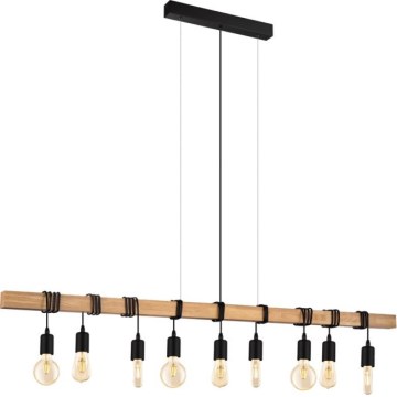 Eglo 182429 - Lustre pendente com cabo TOWNSHEND 9xE27/60W/230V