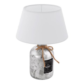 Eglo 202115 - Candeeiro de mesa MOJADA 1xE27/40W/230V branco