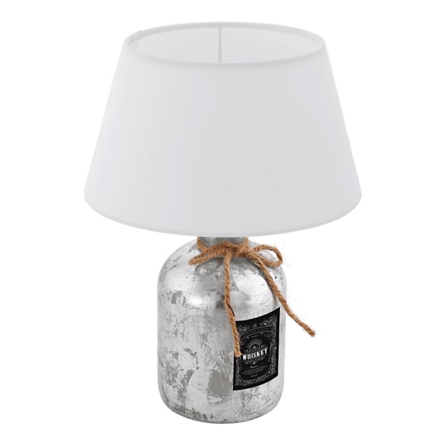 Eglo 202115 - Candeeiro de mesa MOJADA 1xE27/40W/230V branco
