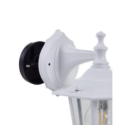 EGLO - Iluminação de parede exterior 1xE27/60W/230V IP44 branca