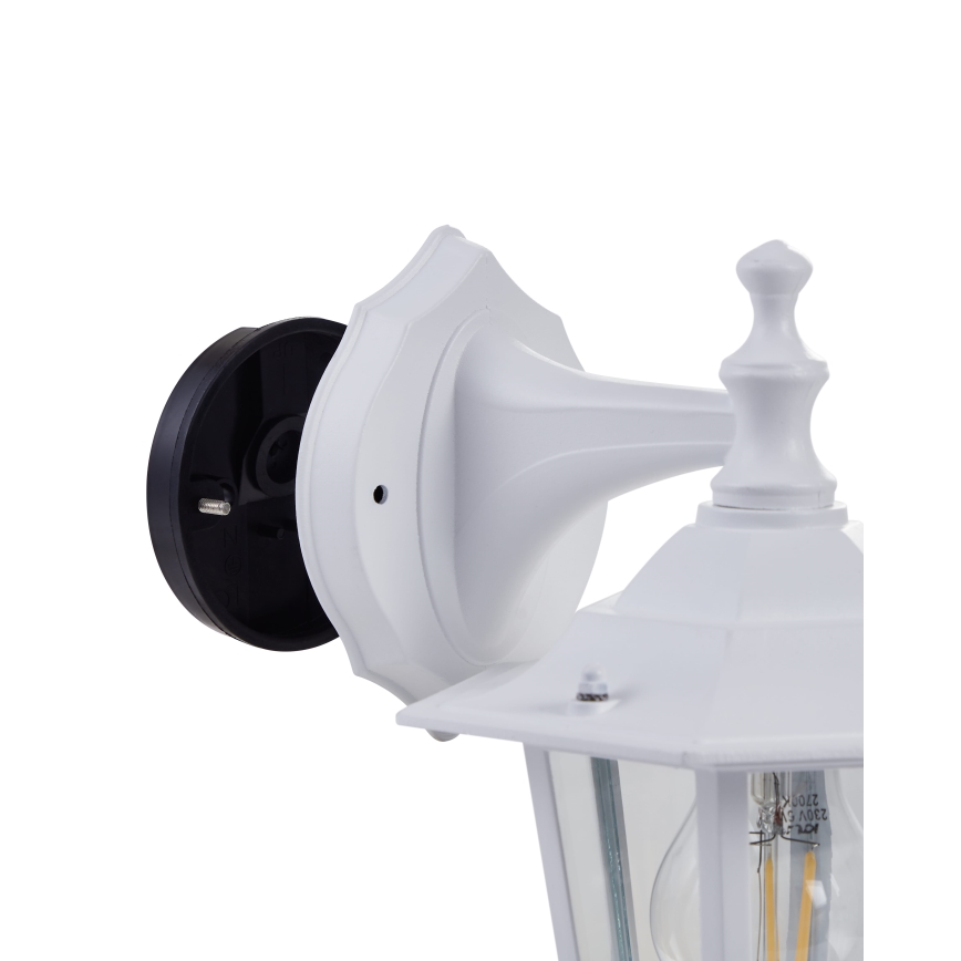 EGLO - Iluminação de parede exterior 1xE27/60W/230V IP44 branca