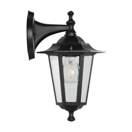 EGLO - Luz de parede de exterior 4 1xE27/60W preto antigo