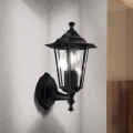 EGLO 22468 - Luz de parede de exterior LATERNA 4 1xE27/60W preto antigo