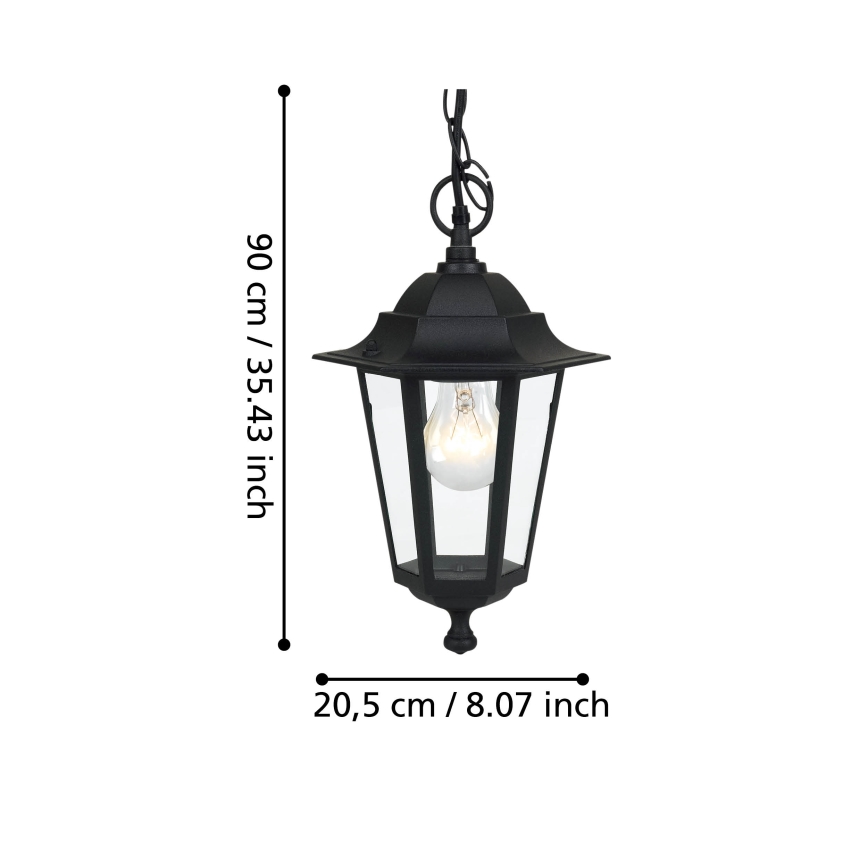 EGLO - Candeeiro de exterior 4 1xE27/60W