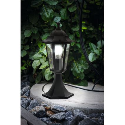 EGLO - Candeeiro exterior 4 1xE27/60W preto IP44