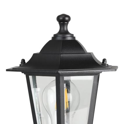 EGLO - Candeeiro exterior 4 1xE27/60W preto IP44