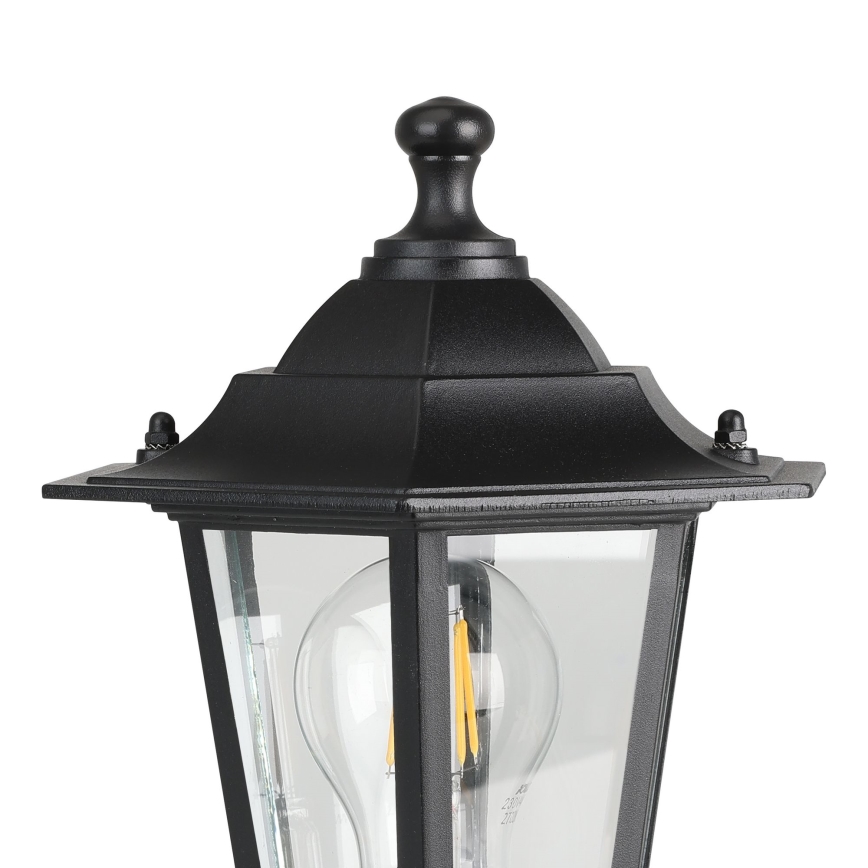 EGLO - Candeeiro exterior 4 1xE27/60W preto IP44