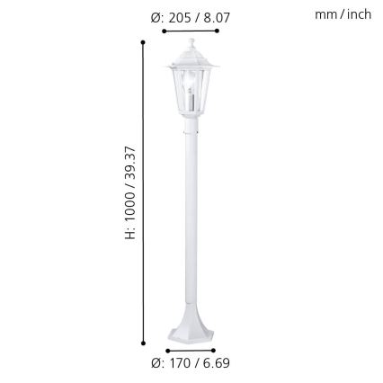 EGLO - Luz de exterior 5 1xE27/60W