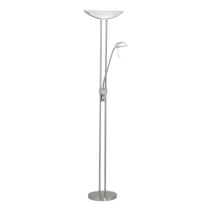 Eglo 25869 - Candeeiro de chão com regulação BAYA 1xR7s/230W/230V + 1xG9/33W cromado mate