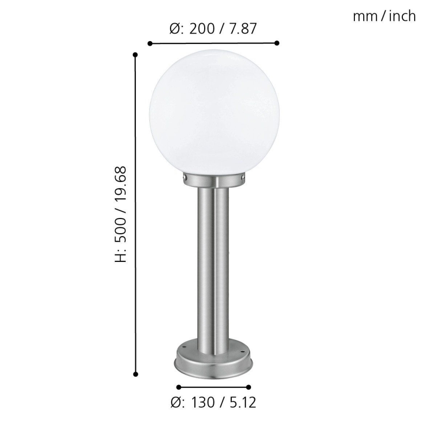 Eglo - Candeeiro de exterior 1xE27/60W/230V IP44