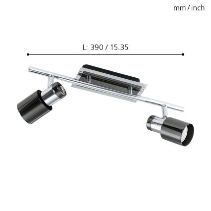 Eglo - Foco LED 1 2xGU10/5W/230V