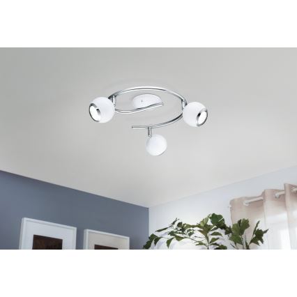 EGLO - Foco LED 3xGU10/3W LED