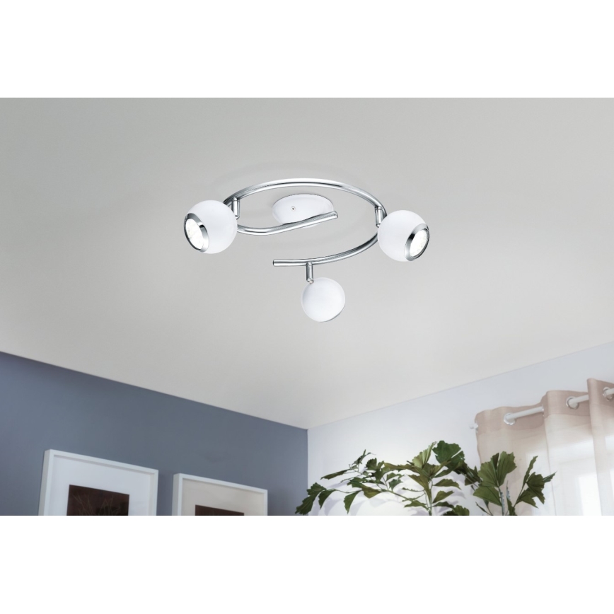 EGLO - Foco LED 3xGU10/3W LED
