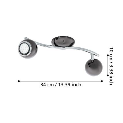 EGLO - Foco LED 2xGU10/3W LED