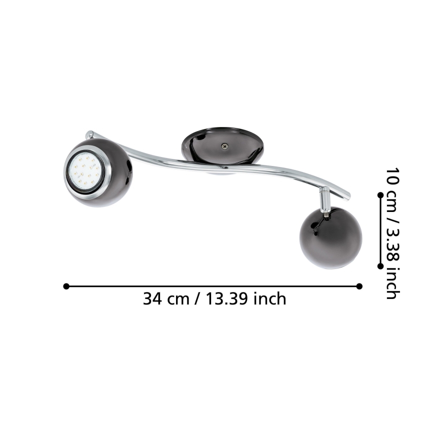 EGLO - Foco LED 2xGU10/3W LED