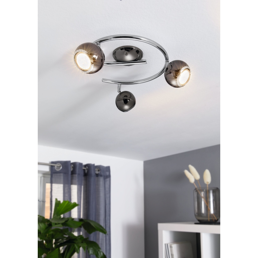 EGLO - Foco LED 3xGU10/3W LED