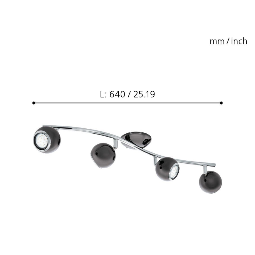 EGLO - Foco LED 4xGU10/3W LED