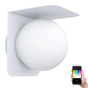 Eglo 31052 - LED RGBW Iluminação exterior com regulação CORRIENTES 1xE27/9W/230V IP44 branco