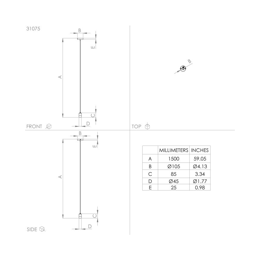 Eglo - Candelabro suspenso 1xE27/40W/230V preto/dourado