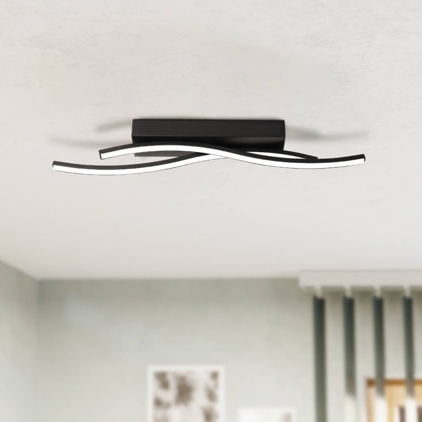 Eglo 31226 - Iluminação de teto LED ALBORAYA LED/10,8W/230V 3000K preto