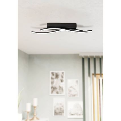 Eglo 31226 - Iluminação de teto LED ALBORAYA LED/10,8W/230V 3000K preto