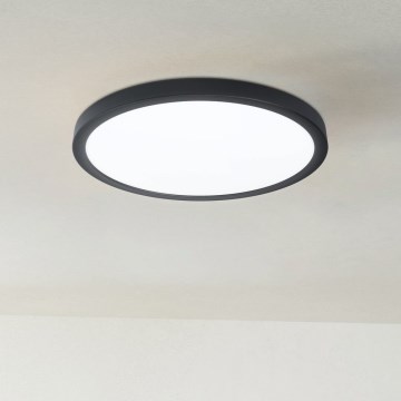 Eglo 31378 - Iluminação de teto para casa de banho LED com regulação ARGOLIS-Z LED/19,5W/230V 2700-6500K IP44 preto