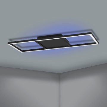 Eglo 31431 - Iluminação de teto LED RGBW com regulação CALAGRANO-Z LED/21W/230V 3000-6500K preto