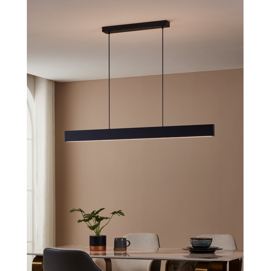 Eglo 31433 - Candeeiro suspenso LED RGBW com regulação ANDREAS-Z LED/38W/230V 2700-6500K preto