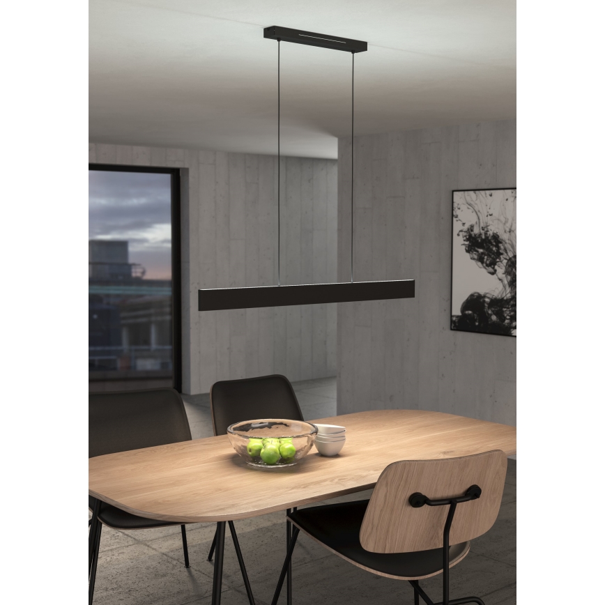 Eglo 31433 - Candeeiro suspenso LED RGBW com regulação ANDREAS-Z LED/38W/230V 2700-6500K preto