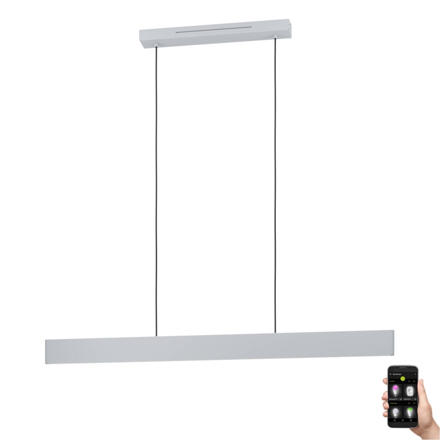 Eglo 31436 - Candeeiro suspenso LED RGBW com regulação ANDREAS-Z LED/38W/230V 2700-6500K branco
