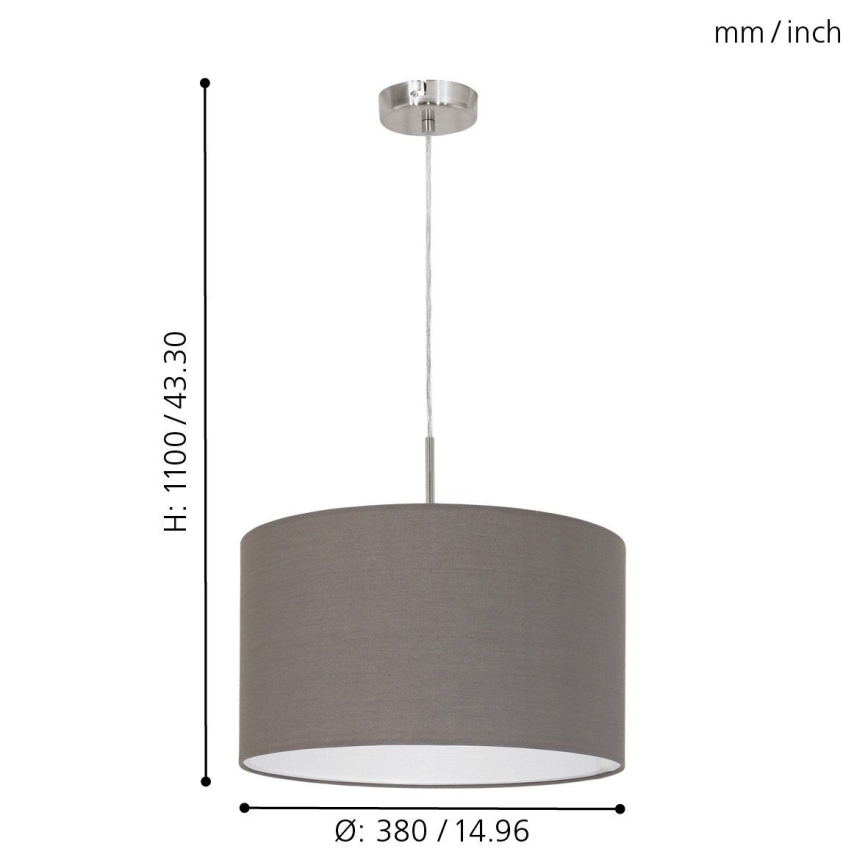 Eglo Candelabro num fio E27/60W/230V