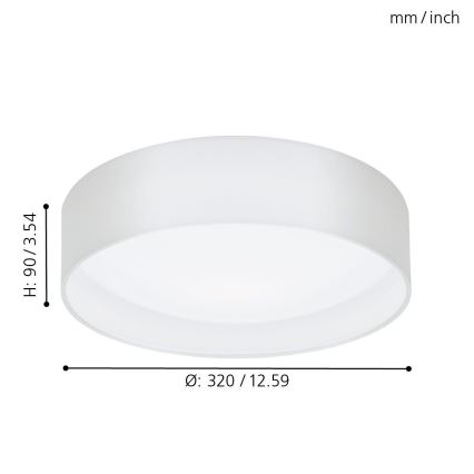 Eglo - Plafon LED 1xLED/11W/230V